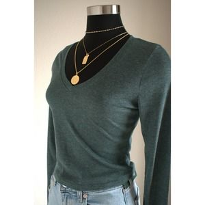 Bozzolo: Evergreen Comfort Long-Sleeve Casual Top